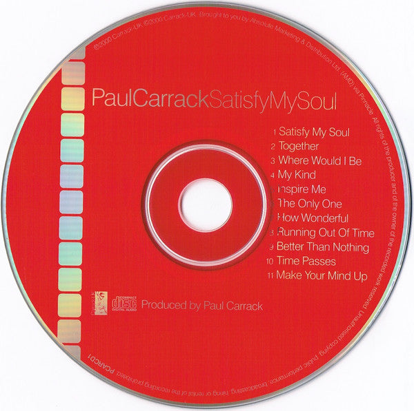 Paul Carrack : Satisfy My Soul (CD, Album)