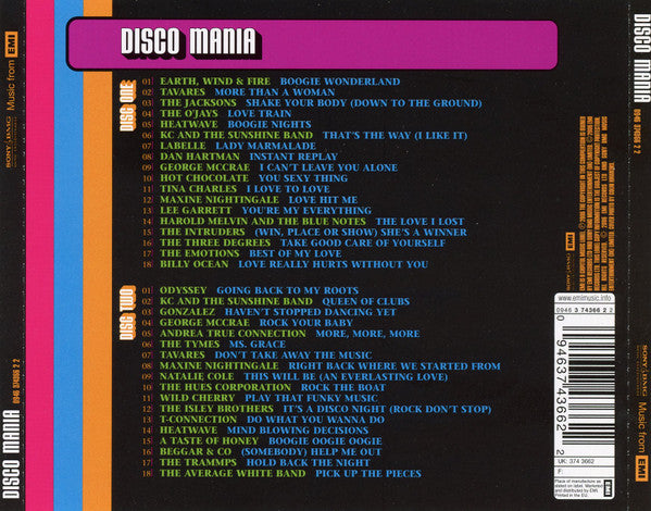 Various : Disco Mania (36 Dancefloor Classics) (2xCD, Comp)