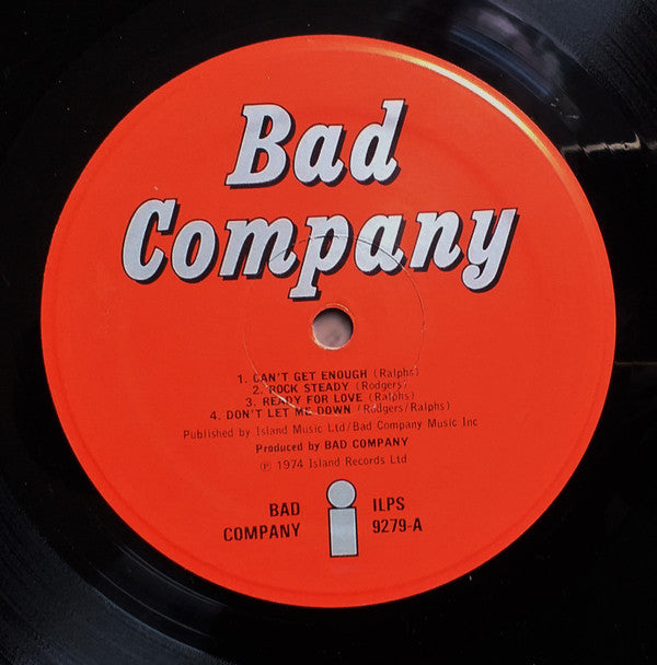 Bad Co* : Bad Company (LP, Album, RE, Gat)