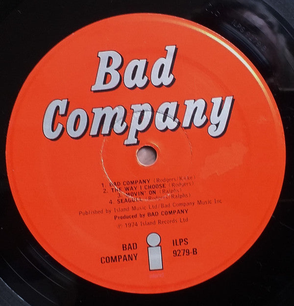 Bad Co* : Bad Company (LP, Album, RE, Gat)