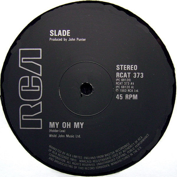 Slade : My Oh My (12", Single)