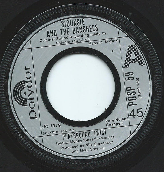 Siouxsie & The Banshees : Playground Twist (7", Lar)