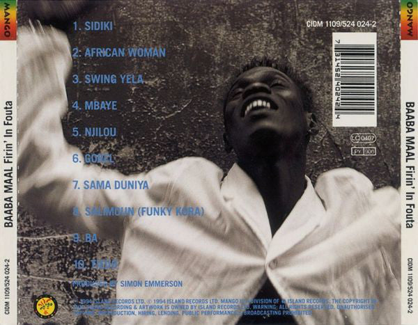Baaba Maal : Firin' In Fouta (CD, Album)