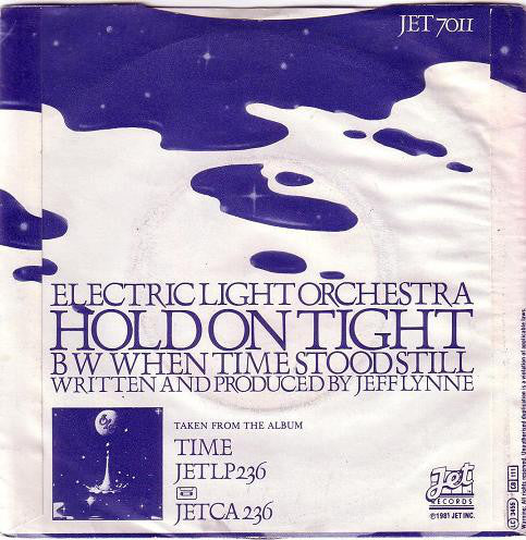 ELO* : Hold On Tight (7", Single)