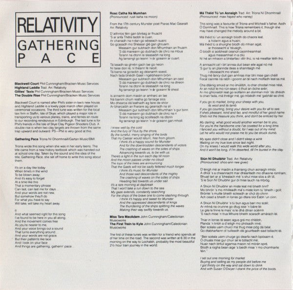 Relativity (2) : Gathering Pace (CD, Album, RP)