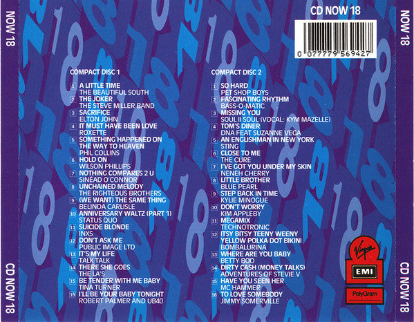 Various : Now That's What I Call Music! 18 (2xCD, Album, Comp)