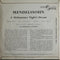 Felix Mendelssohn-Bartholdy - Symphonie-Orchester Des Bayerischen Rundfunks, Carl Schuricht : Incidental Music To - A Midsummer Night's Dream (7")