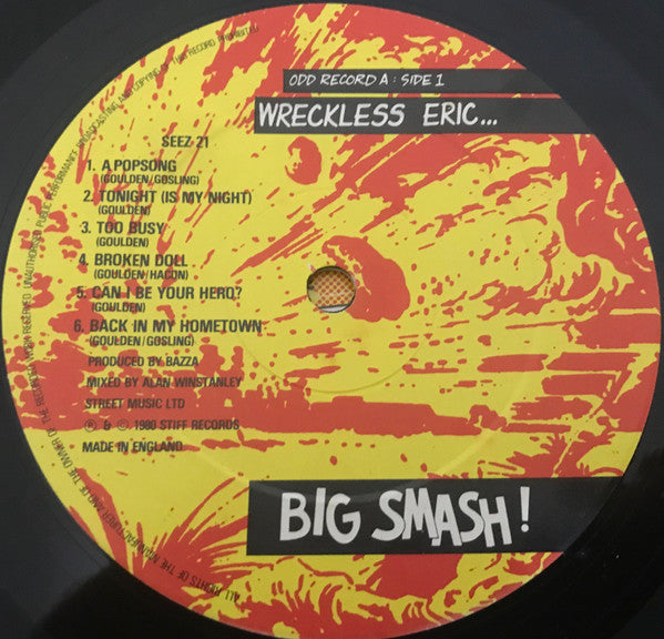 Wreckless Eric : Big Smash (2xLP, Album, Gat)