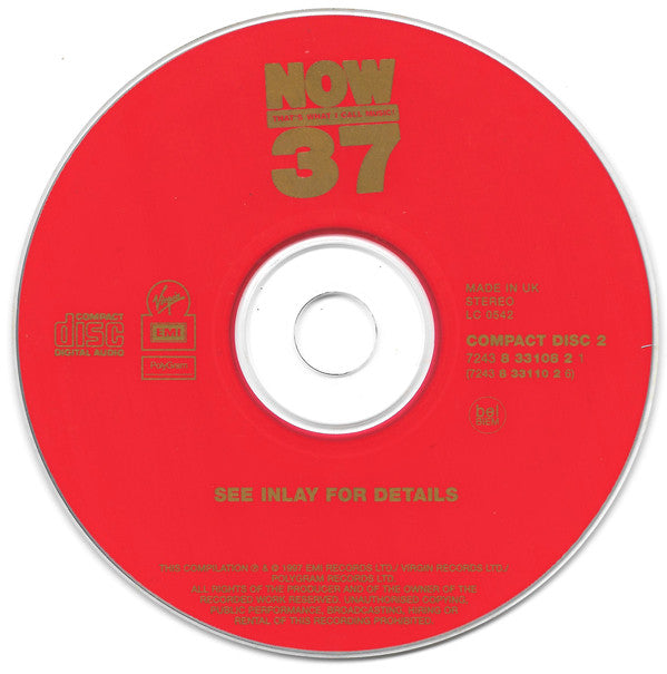 Various : Now That's What I Call Music! 37 (2xCD, Comp)