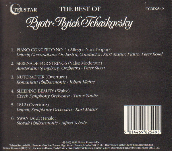 Pyotr Ilyich Tchaikovsky : The Best Of Pyotr Ilyich Tchaikovsky (CD, Comp)