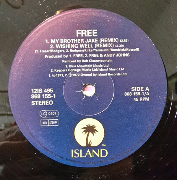 Free : My Brother Jake (12")