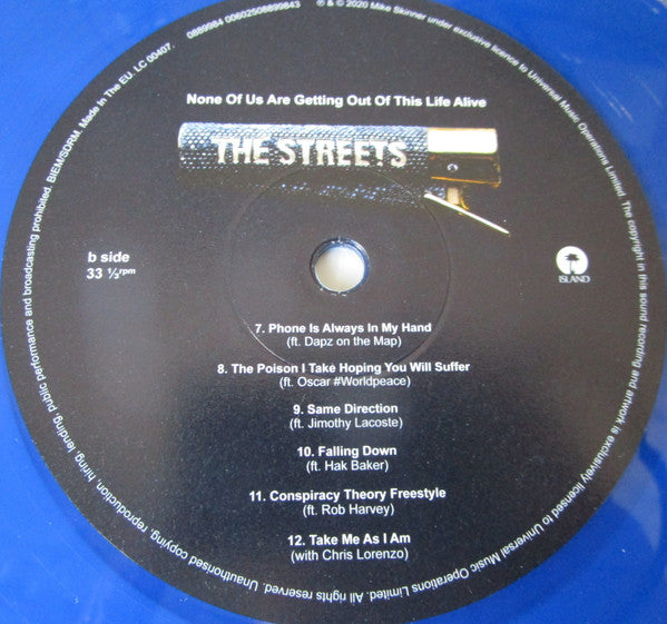 The Streets : None Of Us Are Getting Out Of This Life Alive  (LP, Ltd, Mixtape, Blu)