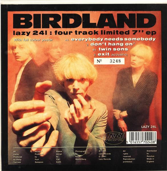 Birdland (2) : Everybody Needs Somebody (7", EP, Ltd, Num)