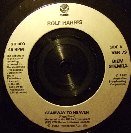 Rolf Harris / The Australian Doors Show : Stairway To Heaven (7", Single)