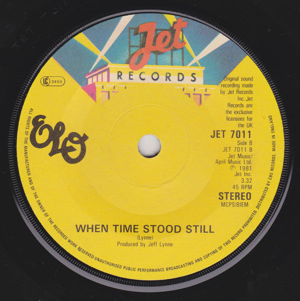 Electric Light Orchestra : Hold On Tight (7", Single)