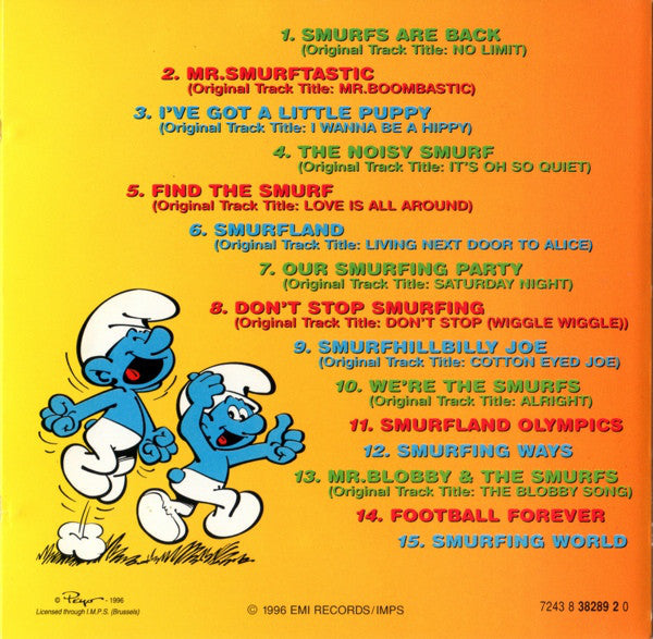 The Smurfs (2) : The Smurfs Go Pop! (CD, Album)