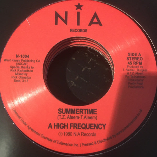 High Frequency : Summertime (7", RE)