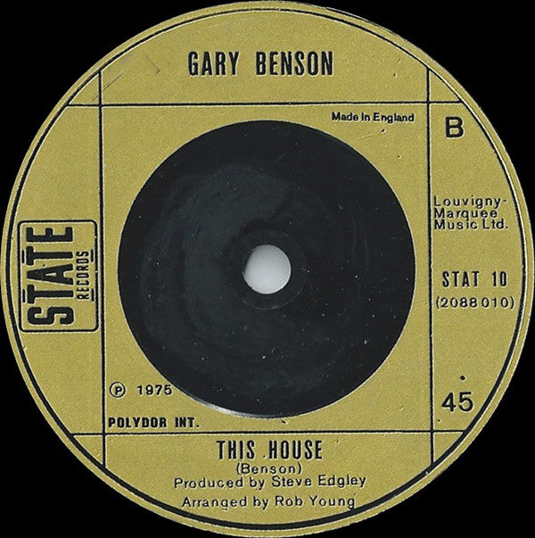 Gary Benson : Don't Throw It All Away (7", Single)