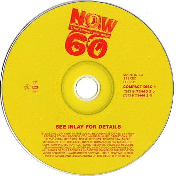 Various : Now That's What I Call Music! 60 (2xCD, Album, Comp)