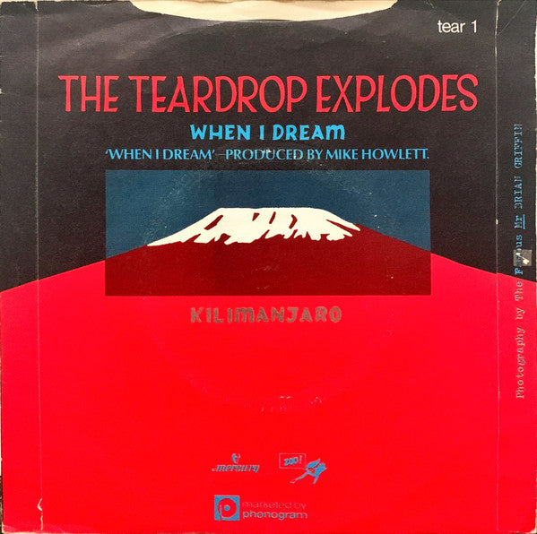 The Teardrop Explodes : When I Dream (7", Single, Pap)