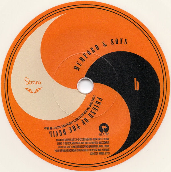 Mumford & Sons : Forever (Garage Version) (7", Whi)