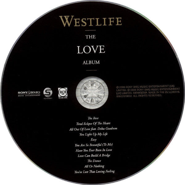 Westlife : The Love Album (CD, Album)