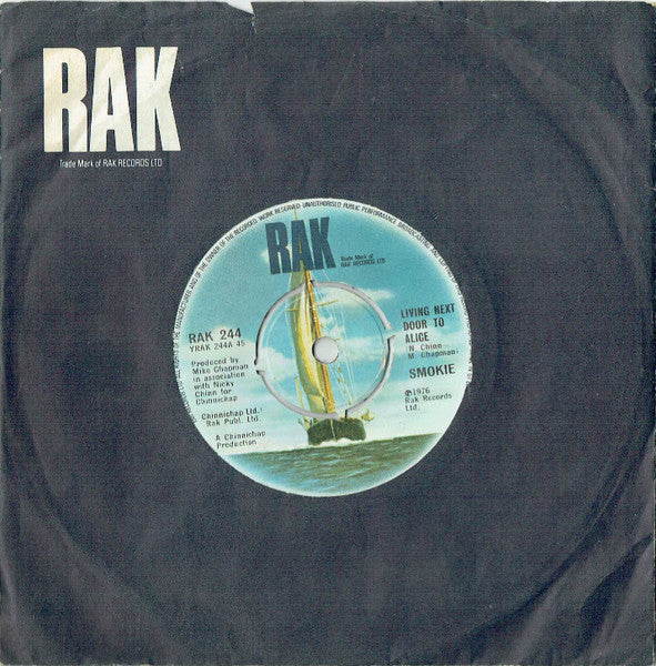 Smokie : Living Next Door To Alice (7", Single)