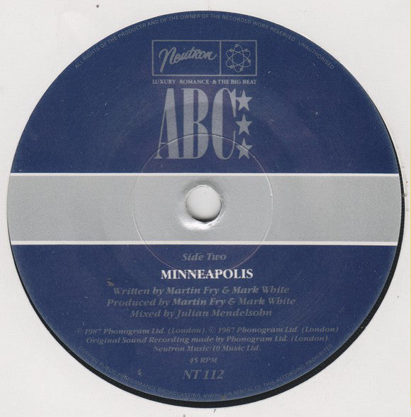 ABC : The Night You Murdered Love (7", Single, Pap)