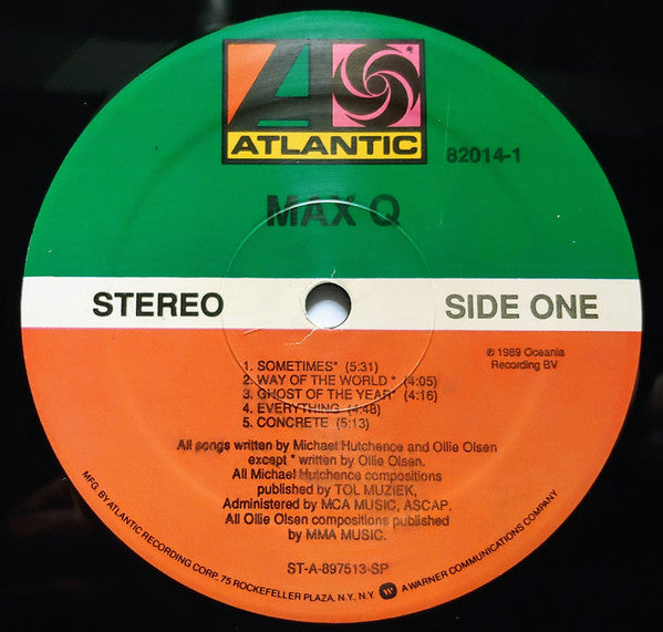 Max Q : Max Q (LP, Album)