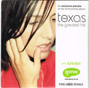 Texas : The Greatest Hits (An Exclusive Preview Of The Forthcoming Album) (CD, Enh, Promo, Smplr)