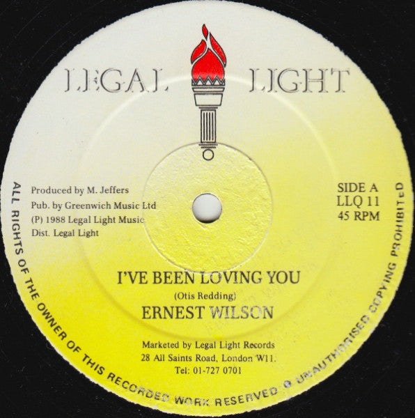 Ernest Wilson : I've Been Loving You (12")