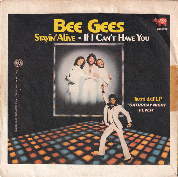 Bee Gees : Stayin' Alive (7", Single)