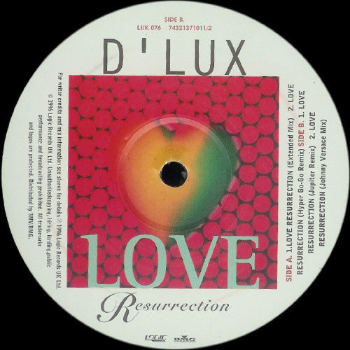 D'Lux (2) : Love Resurrection (12")