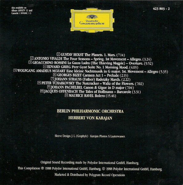 Herbert Von Karajan, Berlin Philharmonic Orchestra* : The Essential Karajan (CD, Comp, RE)