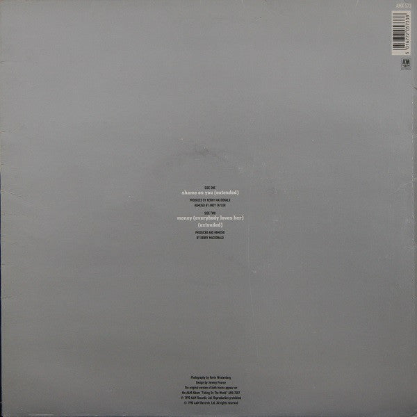 Gun (2) : Shame On You (12", Single, Ltd)