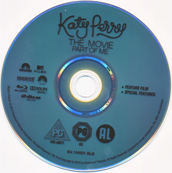 Katy Perry : The Movie: Part Of Me (Blu-ray, Multichannel, 1.7 + DVD-V, Multichannel, )