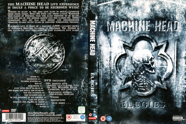 Machine Head (3) : Elegies (DVD-V)