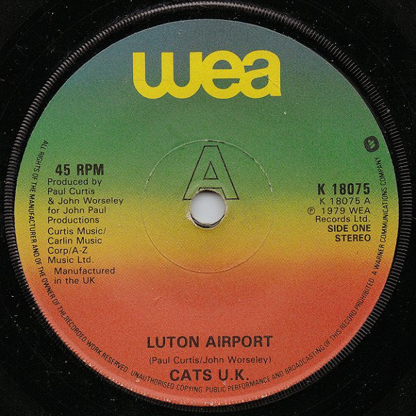 Cats U.K. : Luton Airport (7", Single)