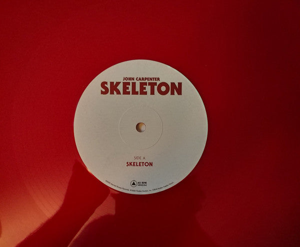 John Carpenter : Skeleton (12", Single, Ltd, Red)
