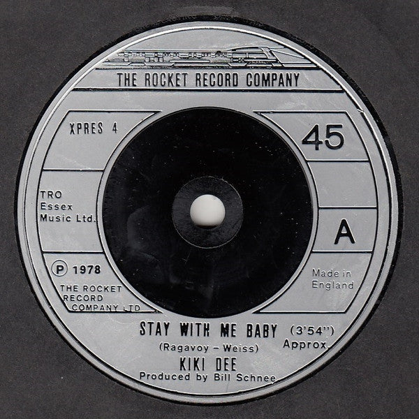 Kiki Dee : Stay With Me Baby (7", Single)