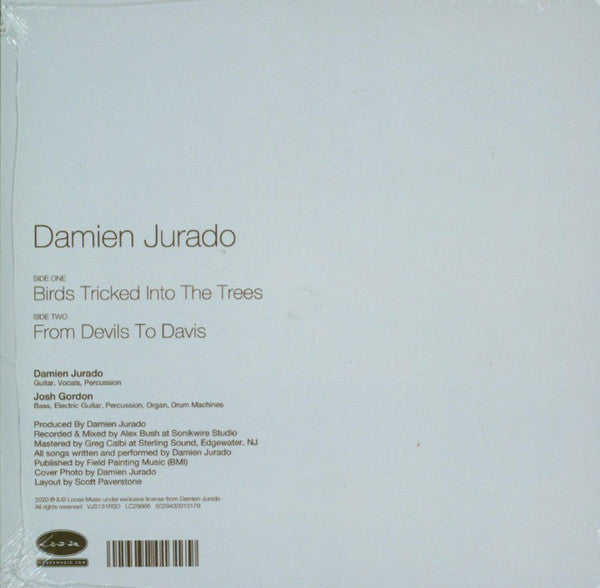 Damien Jurado : Birds Tricked Into The Trees  (7", Single, Ltd, Blu)