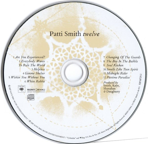 Patti Smith : Twelve (CD, Album, Dig)