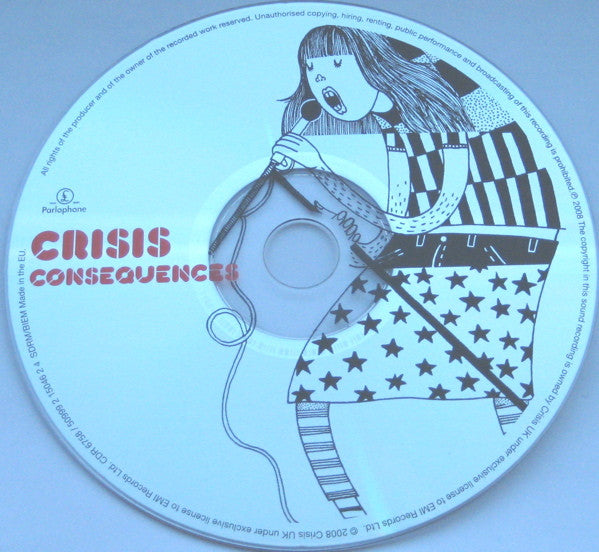 Crisis (11) Featuring Beth Ditto, Paul Weller, The Enemy (6), Supergrass : Consequences (CD, Single)