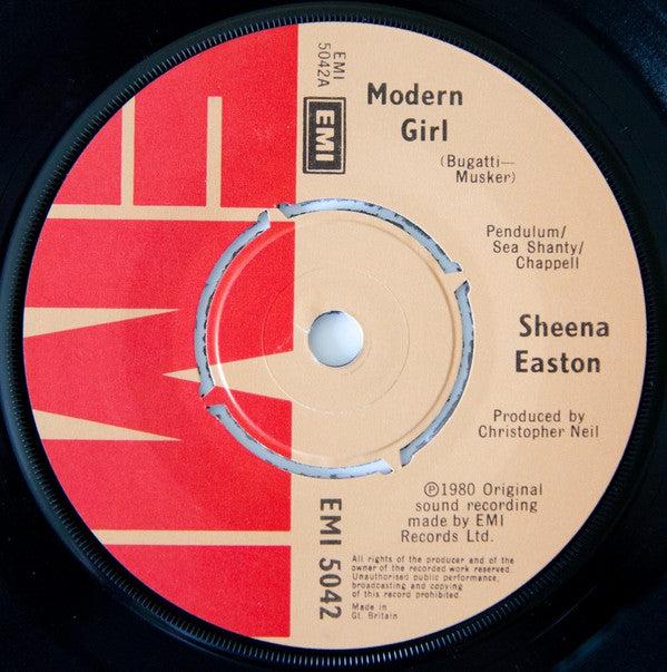 Sheena Easton : Modern Girl (7", Single, Kno)