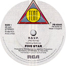 Five Star : R.S.V.P. (7", Ltd, Pos)