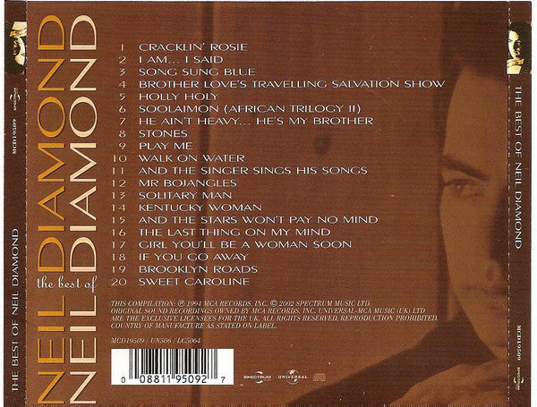 Neil Diamond : The Best Of Neil Diamond (CD, Comp, RE)