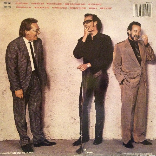 Huey Lewis & The News : Fore! (LP, Album, Ext)