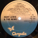 Huey Lewis & The News : Fore! (LP, Album, Ext)