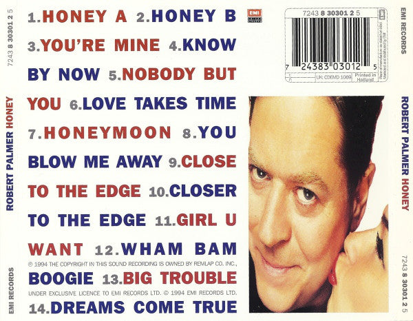 Robert Palmer : Honey (CD, Album)