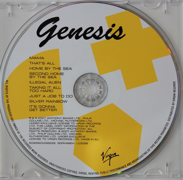 Genesis : Genesis (CD, Album, RE, RM, RP)